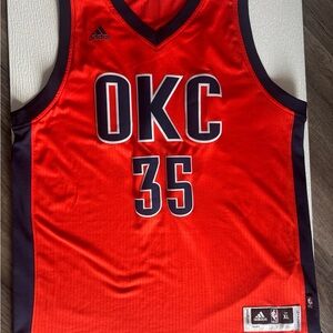 Kevin Durant OKC Thunder Adidas Jersey Swingman Alt Orange NBA Men XL